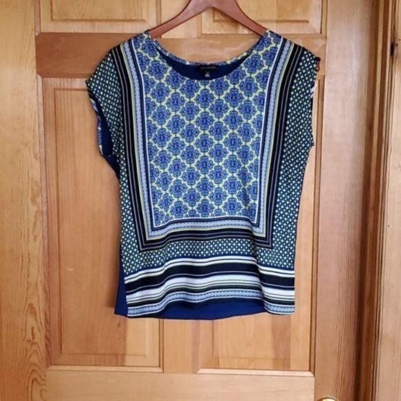 The Limited Sheer Colorful Designed Sz. S Sleeveless Tunic Top - Picture 1 of 7